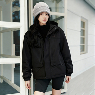 New Balance NB官方女装男装秋冬户外防泼水派克服加绒夹克外套
