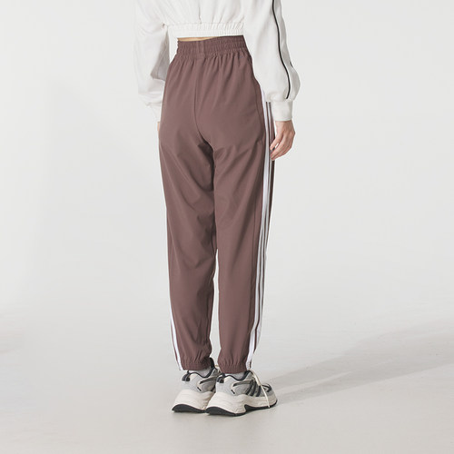阿迪达斯女裤2025秋季新款运动跑步健身训练透气休闲运动梭织长