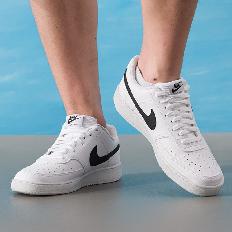 耶运动|NIKE耐克正品低帮板鞋男鞋低帮系带日常户外旅游休闲鞋透