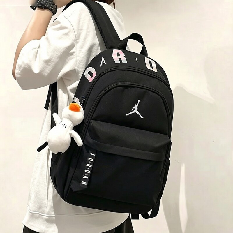 耶运动耐克正品背包男包女包jordan新款黑色双肩包运动包休闲书包