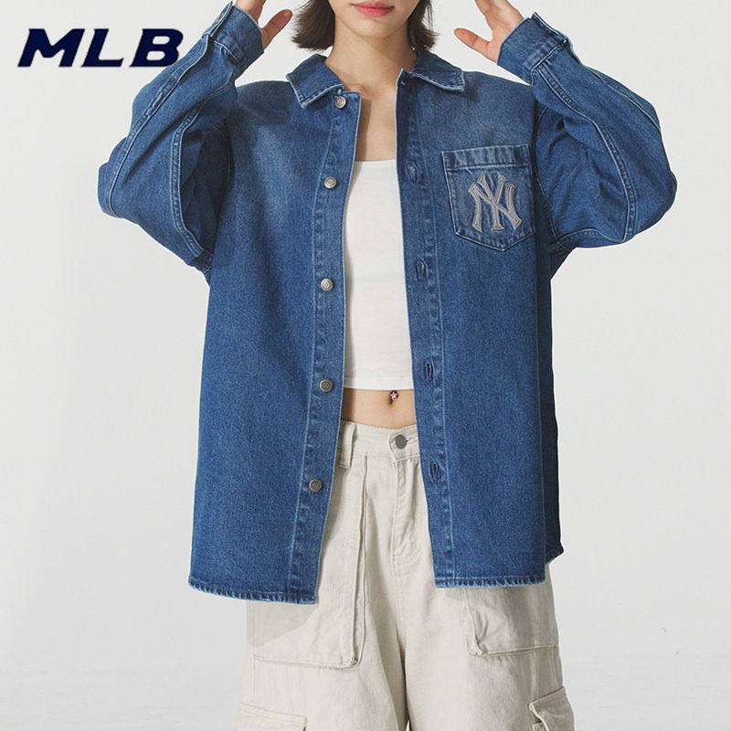 MLB男装女装新款春季纽约洋基潮流时尚舒适透气休闲长