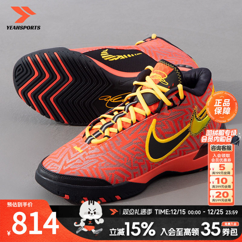 耐克2025新款男款篮球鞋运动鞋实战训练鞋时尚缓震耐磨鞋子HF07
