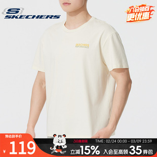Skechers斯凯奇短袖男装女装夏季新款高尔夫系列休闲运动T恤