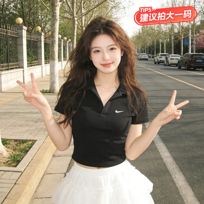 耐克Nike官方正品女短袖POLO衫图片