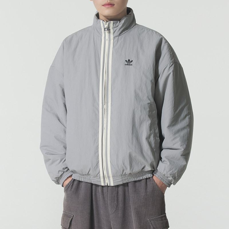 阿迪达斯 （耶运动）三叶草服男2026夏季新款运动服户外保暖服时