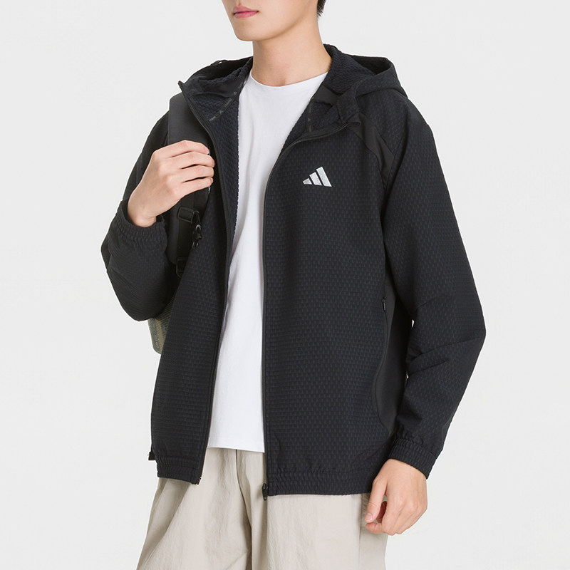 耶运动阿迪达斯adidas男装 2026秋季新款户外运动服跑步训练舒