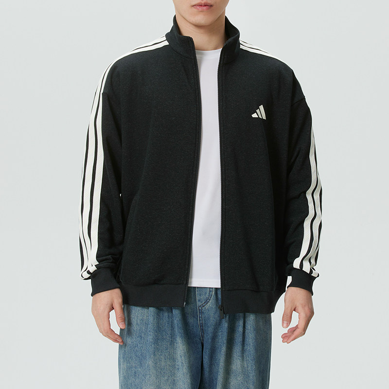 耶运动阿迪达斯adidas男装女装 2026新款春季运动服情侣针织夹