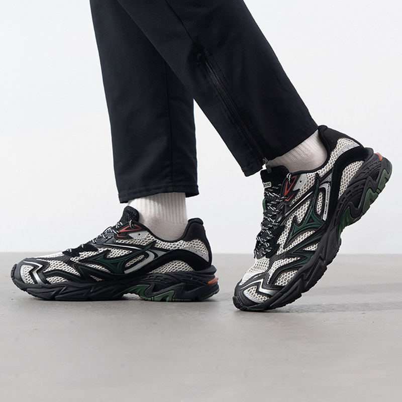 美津浓（MIZUNO）男鞋25秋季新款ADVENTURE V2复古轻便运动鞋缓震