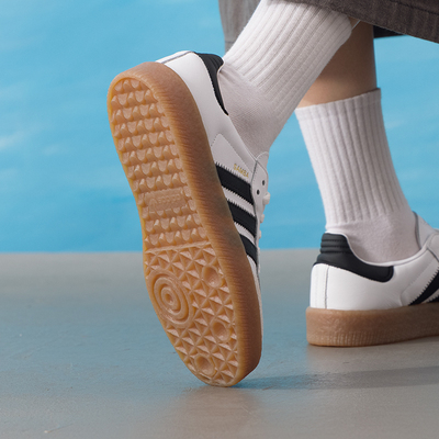 阿迪达斯 （adidas）三叶草桑巴SAMBA女鞋 24秋季新款潮流时尚德
