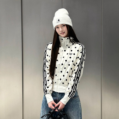 阿迪达斯三叶草女款三条杠夹克