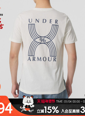 UA安德玛男款短袖2026新款透气跑步健身训练服圆领运动T恤13898