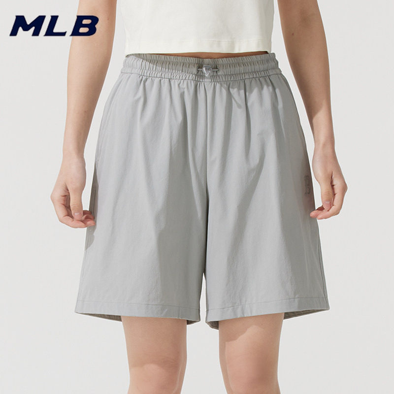 MLB情侣运动短裤26夏季新款训练透气休闲裤潮流健身裤子3ASMB01