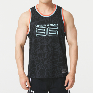 安德玛（UNDERARMOUR）背心男装 25夏季新款篮球训练撸铁跑步锻炼