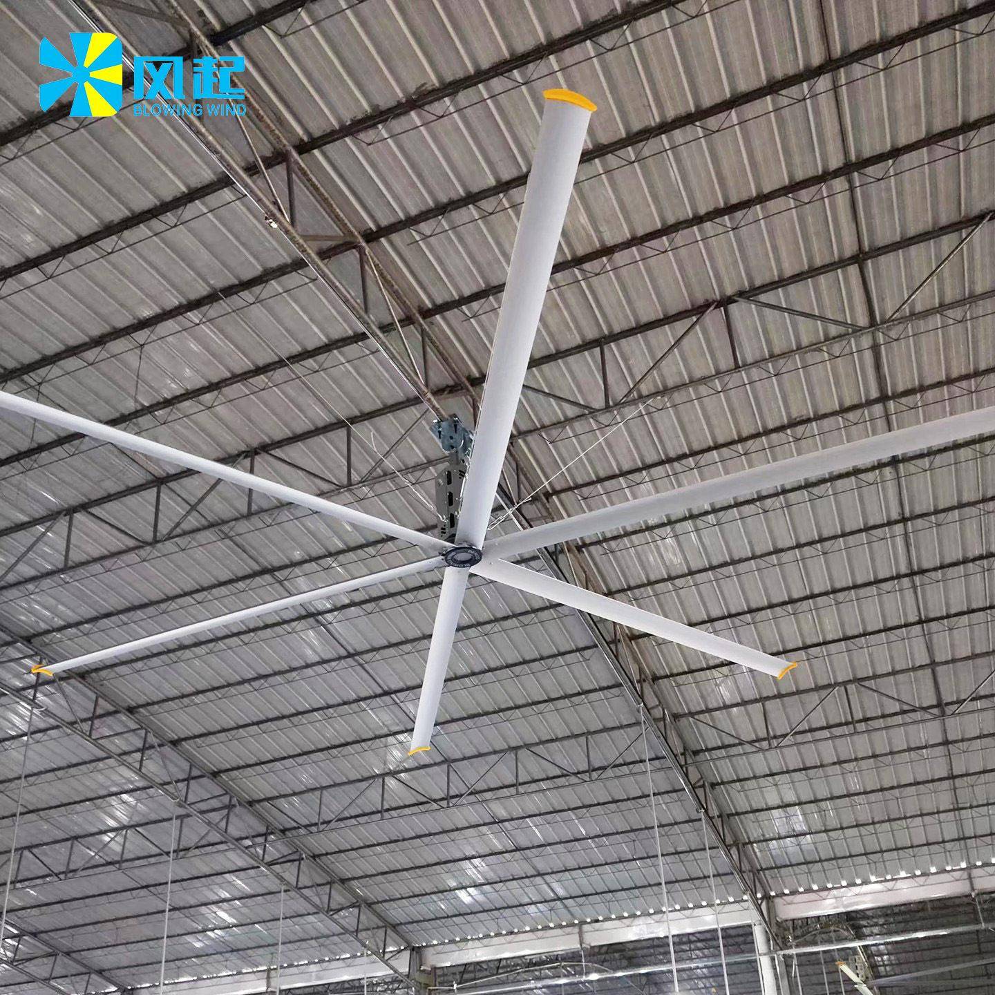 工厂直发节能大型工业吊扇工业用风扇大风量环保仓储通风变频