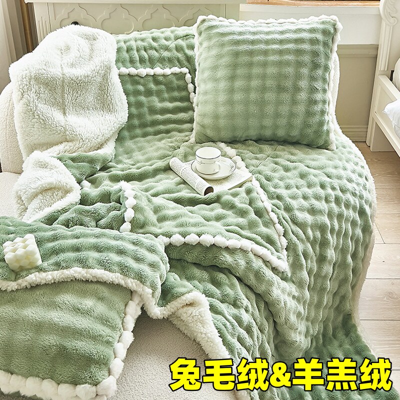 抱枕毯子二合一车用加厚高级兔毛绒毛毯枕头沙发午睡被子两用车载,居家布艺,抱枕被,淘宝优惠券,粉丝福利购,淘宝优惠卷