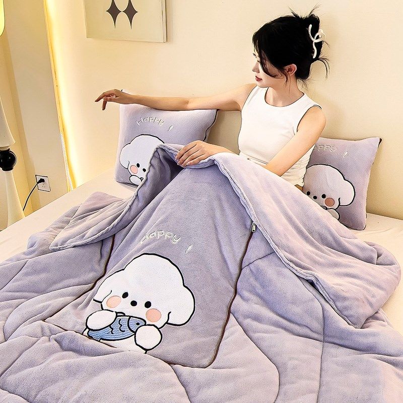 抱枕被子两用冬天加厚0汽车车用午睡枕头毯子二合一,居家布艺,抱枕被,淘宝优惠券,粉丝福利购,淘宝优惠卷