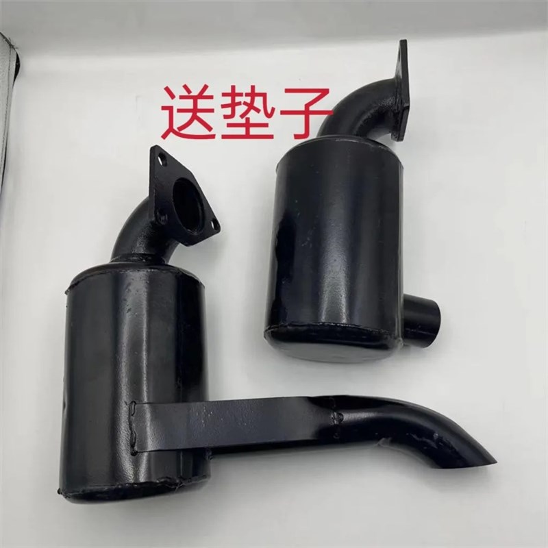 时风三轮车配件原厂强化消音器烟筒排气管单缸发动机烟筒 消声器