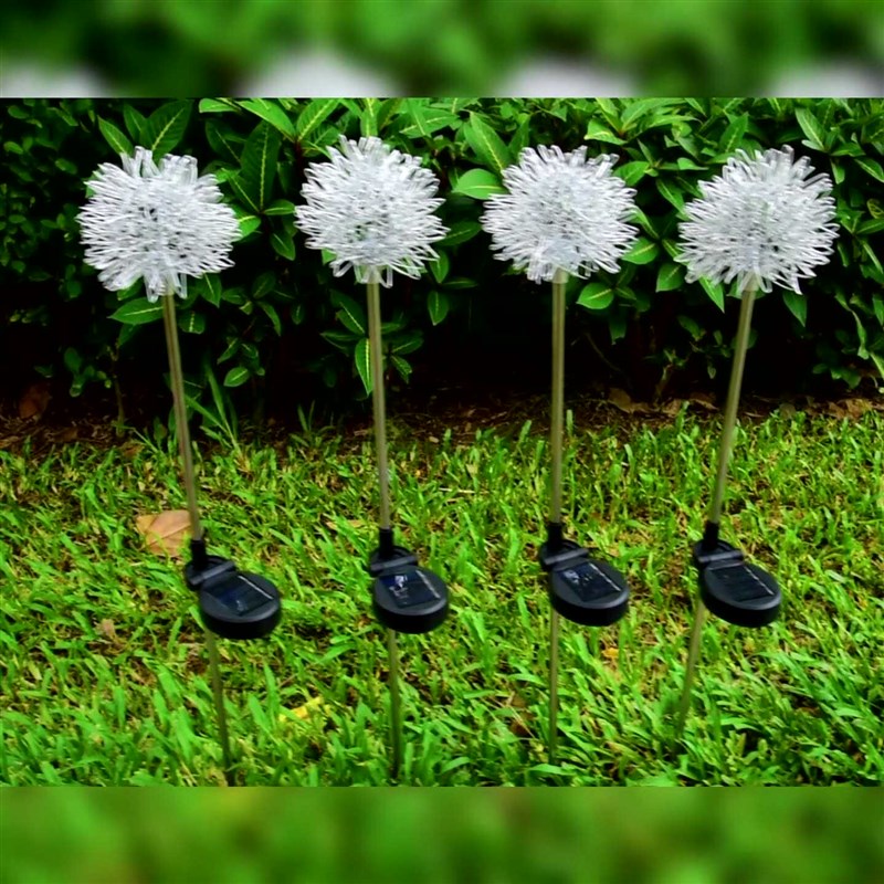 太阳能蒲公英灯户外庭院花园装饰草坪地插式防水LED小夜灯