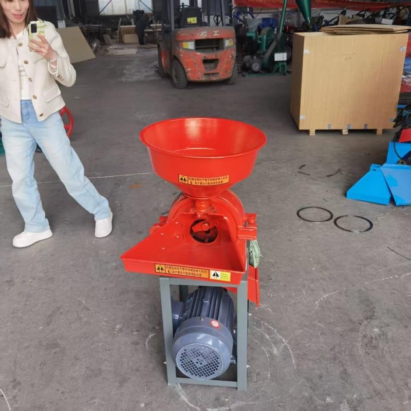 直销铸铁万能齿盘粉碎机磨粉家用小型粉碎机五谷杂粮磨粉机