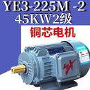 225M 45W2级电机YE3 2极三相异步电动机铜线二级电机YVF2