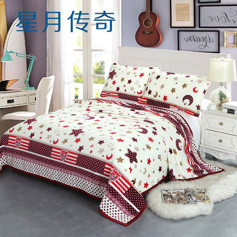 金貂绒加厚夏被毯魔法绒加厚珊瑚法兰绒毯单人双人毛毯子床单空调