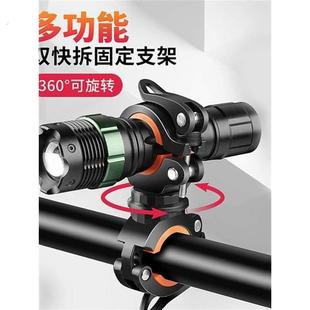 自行车灯夹手电筒卡扣自行车车灯卡扣公路车前灯架硅胶绑带前灯夹