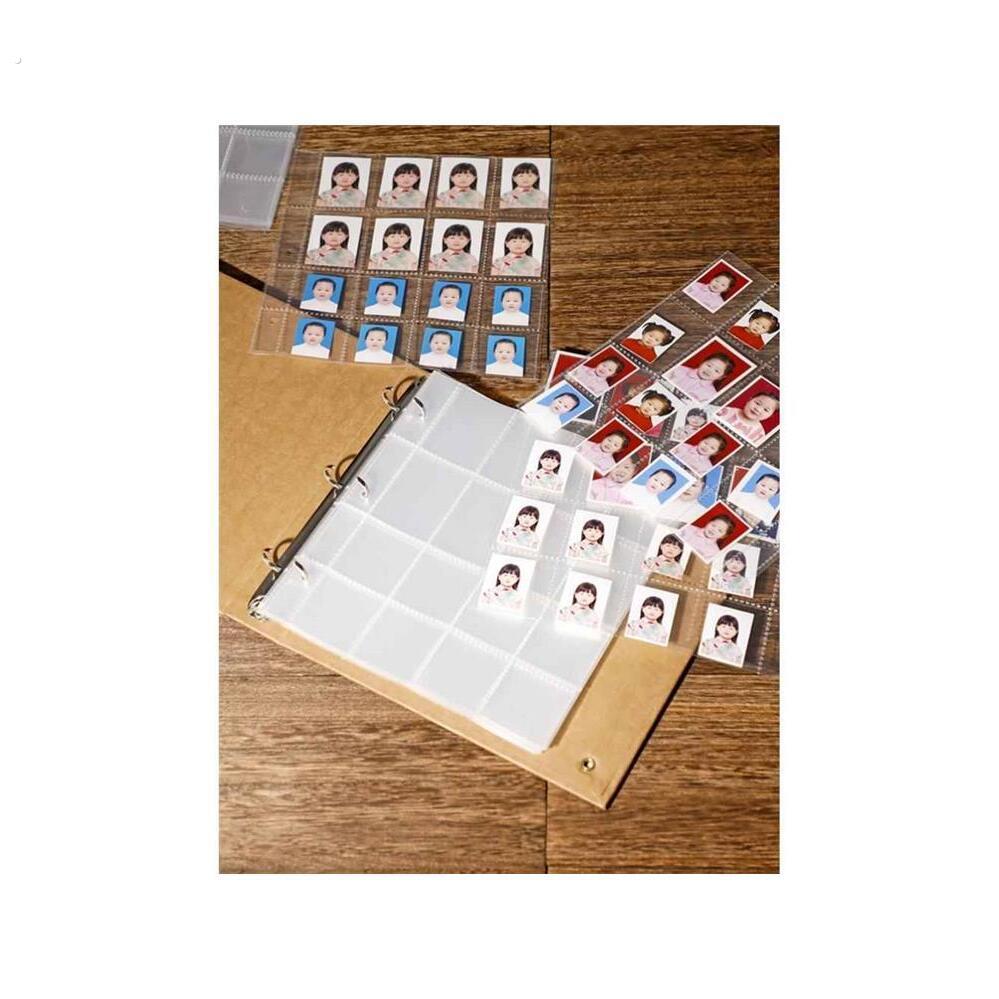 一寸照片收纳册宝宝可混装家庭相片1寸2寸收集证件照相册本大头贴