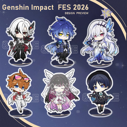 2026FES少女哥伦比娅丝柯克阿蕾奇诺流浪者8cm小立牌拍立得周边