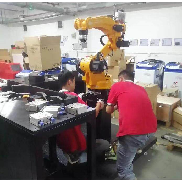 激光视觉焊缝跟踪系统机械手机器人激光焊接机无人操作自动焊接