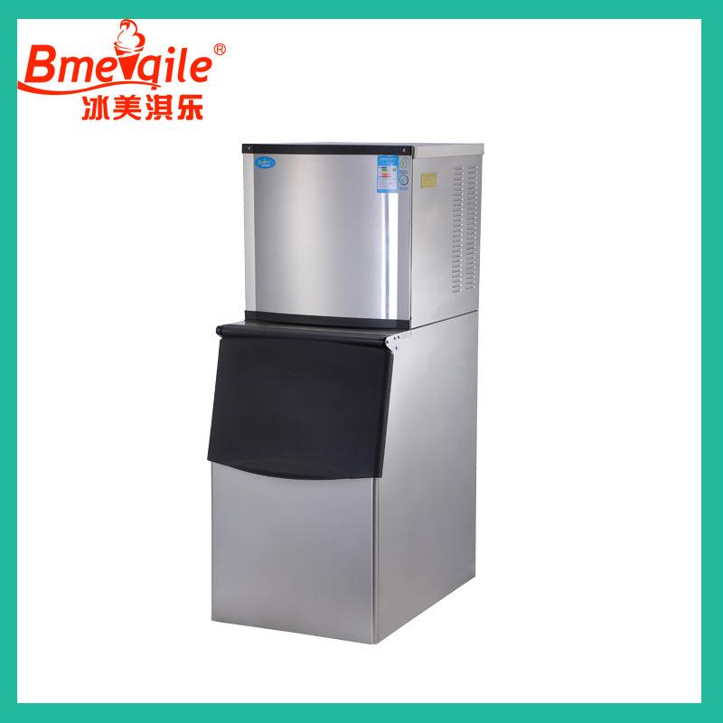 冰美淇乐商用不锈钢制冰机水冷纯铜管MQ-150公斤制冰机厂家