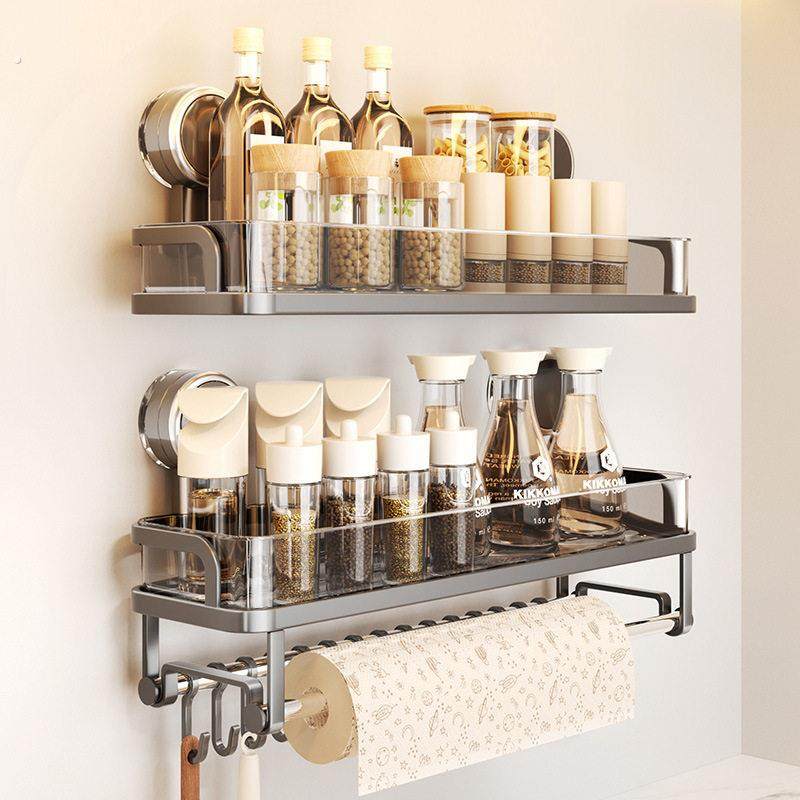 吸盘调料置物架免打孔家用厨房多功能壁挂式调料架调味品收纳架子,厨房/烹饪用具,厨房置物架/置物柜/角架,淘宝优惠券,粉丝福利购,淘宝优惠卷