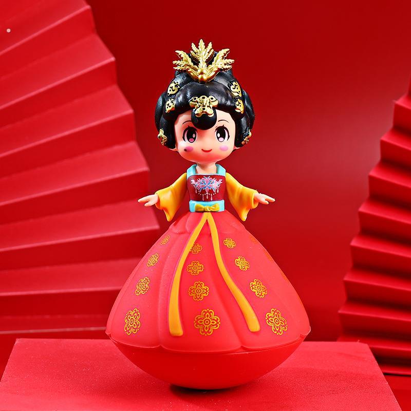 不倒翁小姐姐西安旅游纪念品大唐不夜城伴手礼物摆件特色文创礼品