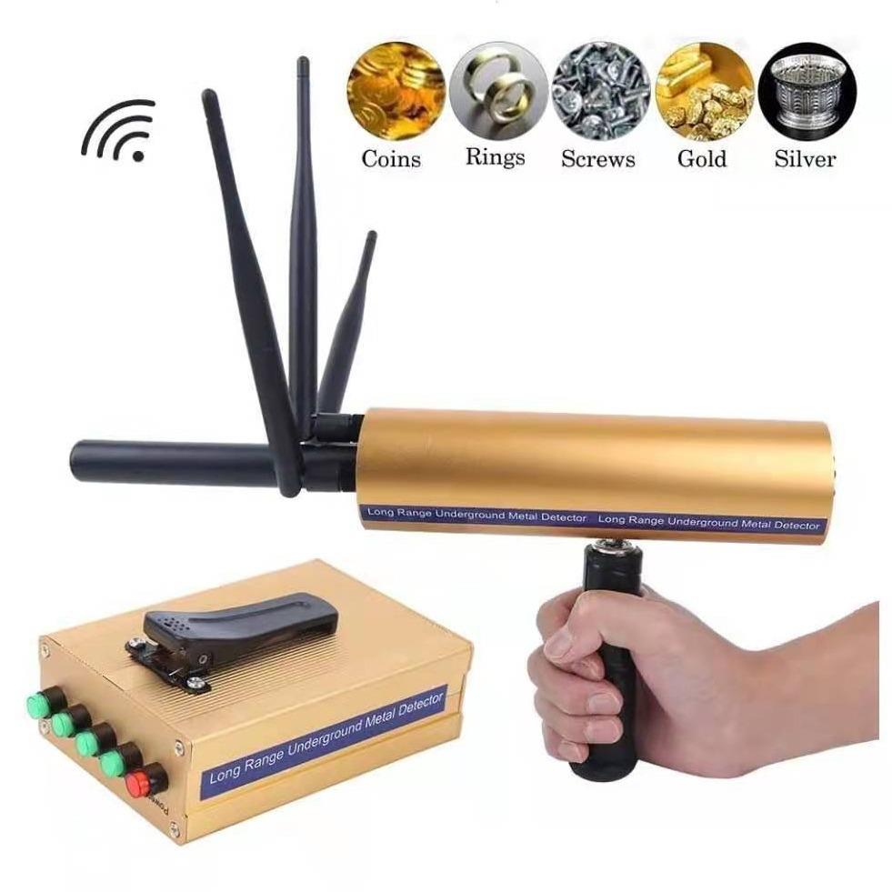 AKS远程金属探测器地下金银铜宝石搜索仪带加强信号天线现货