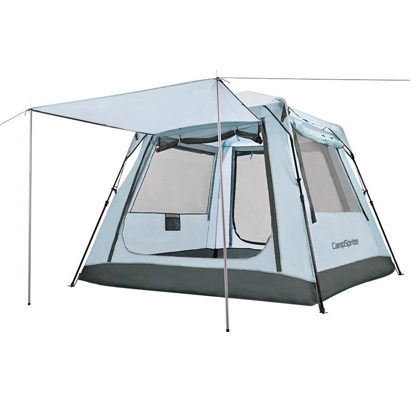 工厂 自动帐篷户外野营便携式折叠加宽加高装备方形露营帐篷