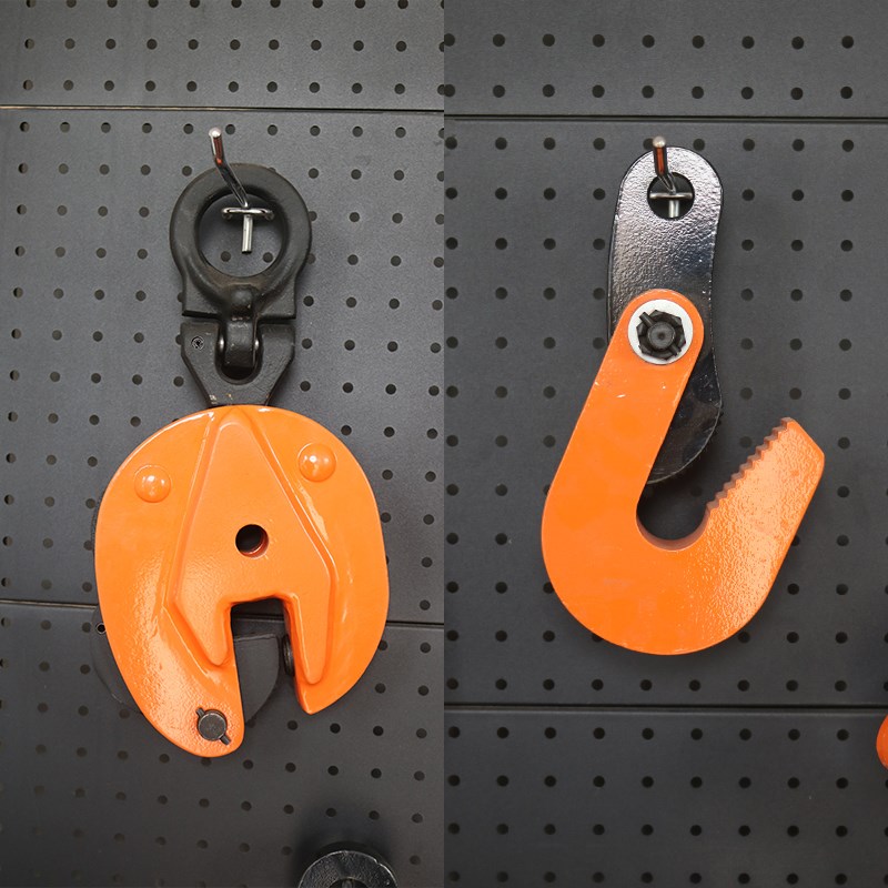 成华钢板吊钳夹子L型起重钳CDH竖吊铁板横吊模锻吊具翻转吊钩索具