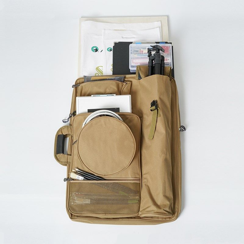 茁青战术画包素描画板袋美术写生多功能收纳包艺考考试画袋,文具电教/文化用品/商务用品,画板/画架/速写板,淘宝优惠券,粉丝福利购,淘宝优惠卷