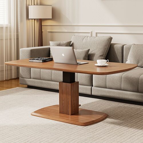 升降茶几餐桌两用小户型多功能家用书桌现代简约移动茶桌