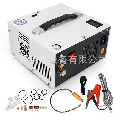 内置12伏车载高压打气泵30mpa打气机充气泵4500psi打气筒40mpa