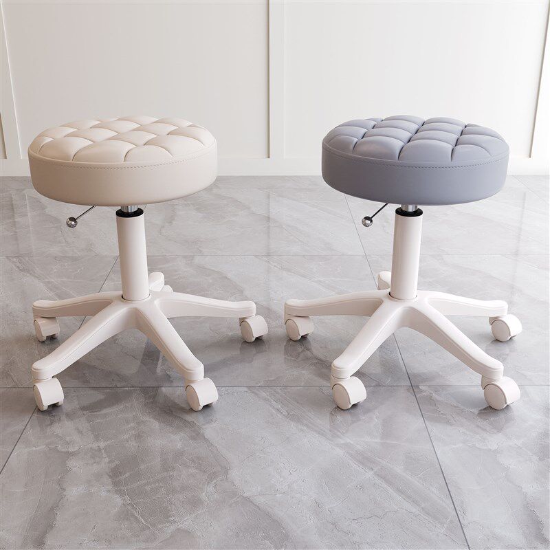 美发椅子美容院专用凳子理发店美甲椅子旋转升降靠背大工椅滑轮家