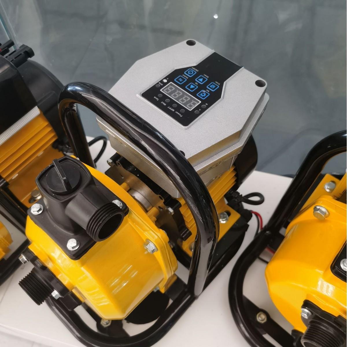 48-200V高流量高扬程直流银色控制器农用灌溉电动车太阳能水泵