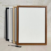 油画框宽边框免装 裱外框定大尺寸带画布丙烯画框手绘喷绘