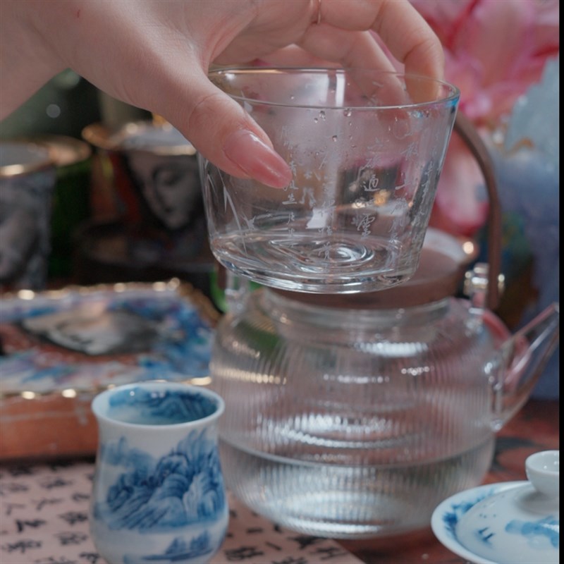 七碗茶诗硼硅玻璃
