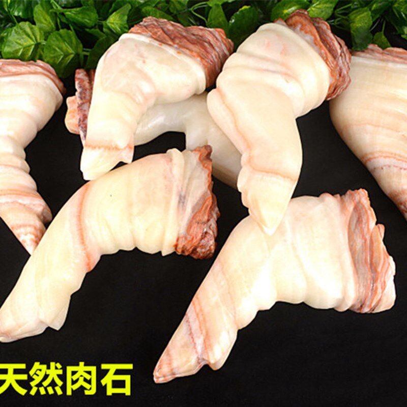 天然猪肉石观赏广西柳州奇石图案石景观石头原石