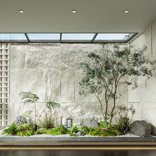 仿真绿植室内景观造景组合假树盆栽仿生植物鸡爪槭别墅
