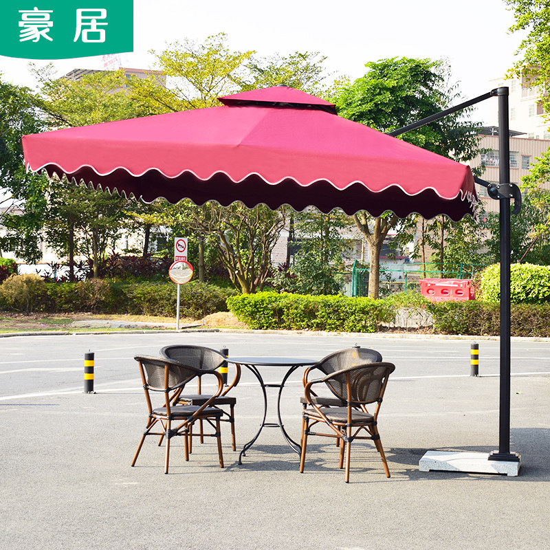 户外罗马伞景区商铺遮阳伞庭院伞摆摊花园太阳伞广场岗亭广告晒
