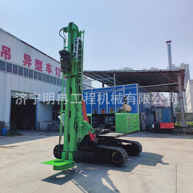 打野呀光伏打桩机15000扭矩光伏钻孔机五家渠工地螺旋钻孔机