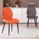 现代简约餐桌椅靠背凳舒适软包欧式 酒店椅皮革餐椅书房家用椅