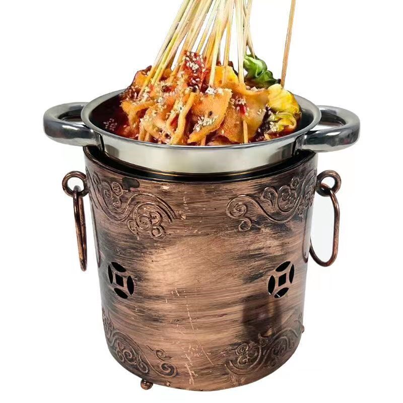 涮肚锅毛肚锅串串锅风环保油炉加深加厚火锅环保油