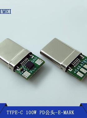 Type-c100WPD超级快充公头20V5A带E-MARK芯片笔记本适用于VIVOX90