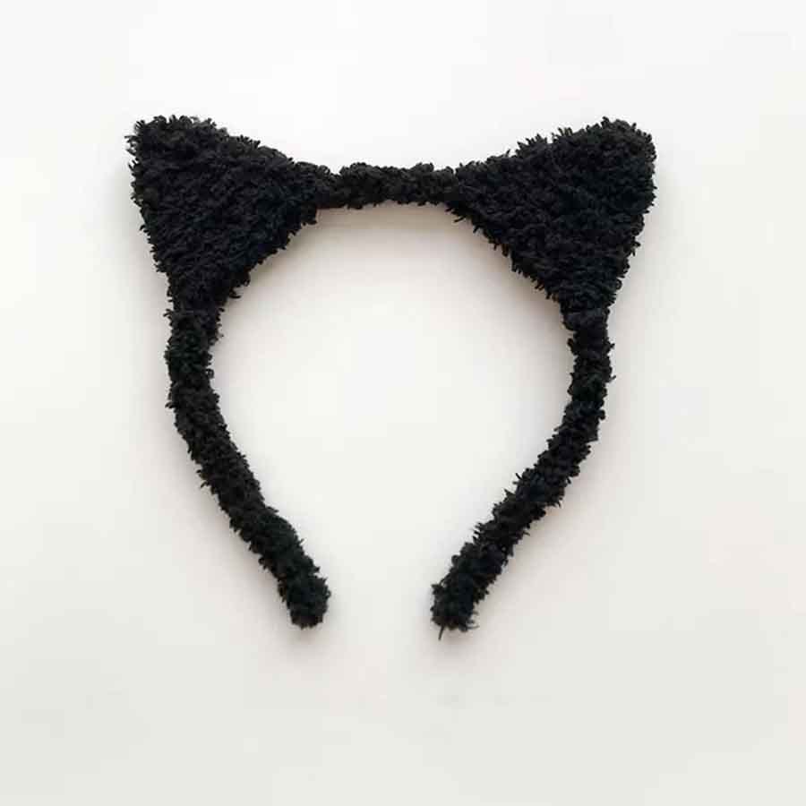 哈韩宅物可爱猫耳朵发箍毛绒甜美猫咪头箍洗脸敷面膜发卡发饰